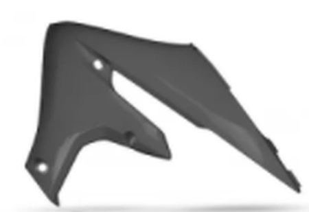 UFO OSŁONY CHŁODNICY YAMAHA YZF 250 '19-'21, WRF 250 '20-'21, YZF 450 '18-21, WRF 450 '19-'21 ' KOLOR SZARY