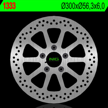 NG TARCZA HAMULCOWA TYŁ HARLEY DAVIDSON 1450/1584/1690/1800 (300X56,3X6) (5X10,5MM) - ZASTĘPUJE NG1525