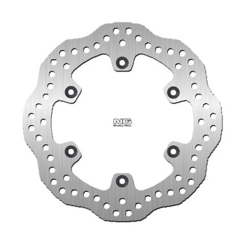 NG TARCZA HAMULCOWA TYŁ KAWASAKI KLR 650 '90-'07, KLE 500 '91-'07 (230X120X5MM) (6X10,5MM) WAVE