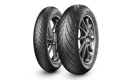 METZELER KOMPLET OPON (3850800/25) 120/70ZR17 ROADTEC 01 SE (58W) TL M/C PRZÓD DOT 2025 + (3851200/24) 190/50ZR17 ROADTEC 01 SE (73W) TL M/C TYŁ DOT 2024 + SASZETKA METZELER
