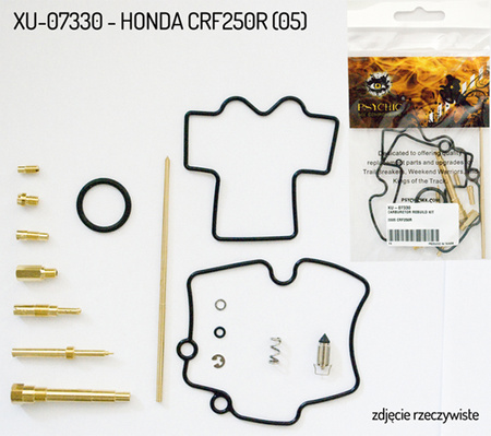 PSYCHIC ZESTAW NAPRAWCZY GAŹNIKA HONDA CRF 250R '05 (26-1006) (NA 1 GAŹNIK)