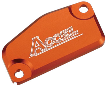 ACCEL POKRYWA POMPY HAMULCOWEJ PRZÓD KTM (BREMBO) SX/EXC DO 2013 KOLOR POMARAŃCZOWY