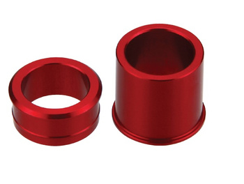 ACCEL TULEJKI DYSTANSOWE KOŁA PRZÓD HONDA CR/CRF '02-'25 KOLOR CZERWONY (11-1005)