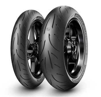METZELER KOMPLET OPON (3616900/25) 120/70ZR17 SPORTEC M9 RR (58W) TL M/C PRZÓD DOT 2025 + (3617200/25) 190/50ZR17 SPORTEC M9 RR (73W) TL M/C TYŁ DOT 2025 + KUBEK NA KAWĘ Z LOGOTYPEM