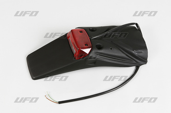 UFO MOCOWANIE TABLICY REJESTRACYJNEJ HUSQVARNA Z LAMPKĄ '00-'04 KOLOR CZARNY