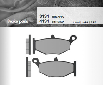 BRENTA KLOCKI HAMULCOWE KH419 SPIEK METALICZNY (ZŁOTE) (FT 4131)