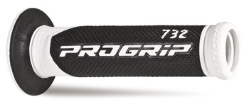 PROGRIP MANETKI PG732 ROAD (22+25MM, DŁ.125MM) KOLOR BIAŁY/CZARNY (DWUSKŁADNIKOWE) (732-137)