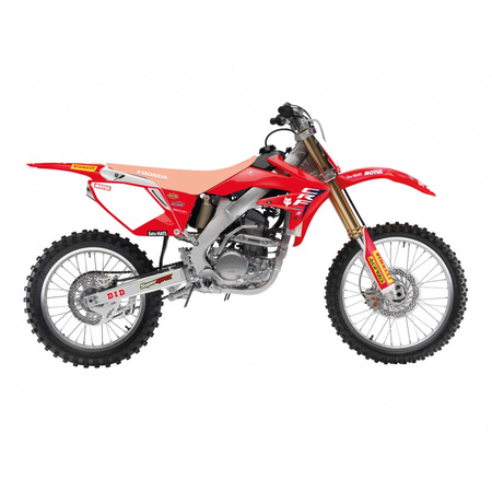 BLACKBIRD KOMPLET NAKLEJEK (OKLEIN) HONDA CRF 250R '04-'09, CRF 250X '04-'21 REPLICA TEAM HRC