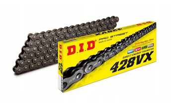 DID ŁAŃCUCH NAPĘDOWY 428VX-148 (148 OGNIW) X-RING (OTWARTY + ZAKUWKA)