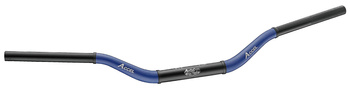 ACCEL KIEROWNICA ALUMINIOWA 28,6 MM TAPER MX WZÓR YAMAHA YZ WYSOKA (7075-T6) ERGAL DWUKOLOROWA NIEBIESKI+CZARNY (SZER. 803MM, WYS. 92MM)