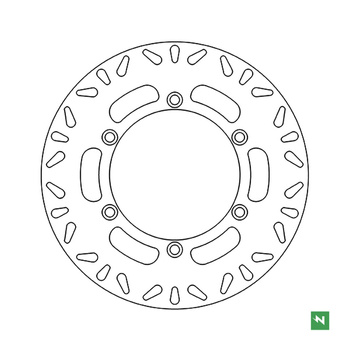 NEWFREN TARCZA HAMULCOWA PRZÓD HONDA CB 500; CBF 500 '04-'07; CBF 600 '04-'06; VFR 750, VT 750C '86-'09; CBR 1000 '87-'99 (296x144x5)