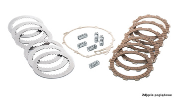 TRW ZF SPRZĘGŁO KOMPLETNE (TARCZE, PRZEKŁADKI, SPRĘŻYNY,USZCZELKA) KTM EXC 125 98-17 (USZCZELKA PROX 19.G6218) (ZESTAW PAKIET)