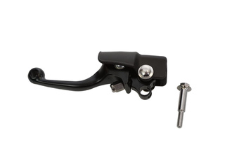 ACCEL DŹWIGNIA (KLAMKA NIEŁAMKA) SPRZĘGŁA Z OSŁONKĄ PRZECIWPYŁOWĄ KAWASAKI KXF 250 '21-'23, KXF 450 '19-'23, KX 450 X '22-'23 (OEM: 13236-0813) KOLOR CZARNY