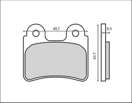 BRENTA KLOCKI HAMULCOWE KH303 (ORGANIC)