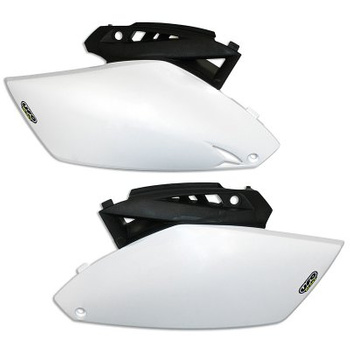 UFO BOCZKI TYLNE YAMAHA YZF 250 '10-'12 KOLOR BIAŁY