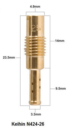 PROX DYSZA WOLNYCH OBROTÓW KEIHIN TYP N424-26 ŚREDNICA #50 ( 1 SZT. )