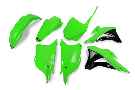 UFO KOMPLET PLASTIKÓW KAWASAKI KX 85 '14-'21 KOLOR OEM '20 (ZIELONY) (KA222E999K)