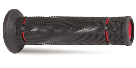 PROGRIP MANETKI PG838 ROAD (22+25MM, DŁ.122MM) KOLOR CZARNY/CZERWONY (DWUSKŁADNIKOWE) (838-149) (PG838/4)