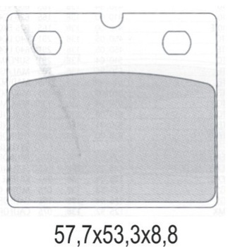 GALFER KLOCKI HAMULCOWE KH171 PÓŁMETALICZNE (OFERTA SPECJALNA) WYPRZEDAŻ