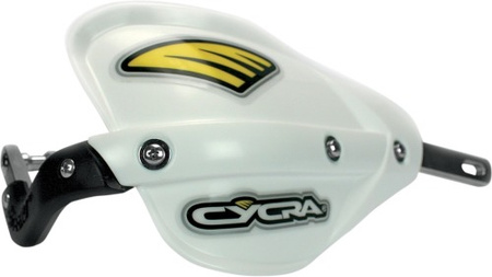 CYCRA OSŁONY RĄK (HANDBARY-ALUMINIOWY RDZEŃ) BEZ MOCOWANIA DO KIEROWNICY PROBEND ALLOY BAR PACK KOLOR BIAŁY (POTRZEBNE MOCOWANIE 1CYC-1156-12)