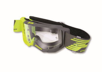 PROGRIP GOGLE PG3300-347 TR VISION KOLOR ŻÓŁTY FLUO SZARY (SZYBA PG3310 PRZEZROCZYSTA ANTISCRATCH, NO FOG, ANTI UV) (PZ3300TR-347) - WYCOFANE Z OFERTY - WYPRZEDAŻ