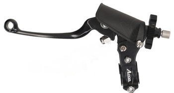 ACCEL UCHWYT DŹWIGNI SPRZĘGŁA KOMPLETNY UNIWERSALNY (KUTY) KOLOR CZARNY (DŹWIGNIA NIEŁAMKA) (CL-101-4BK)