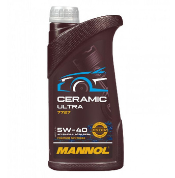 MANNOL OLEJ SILNIKOWY SAMOCHODOWY 5W40 CERAMIC ULTRA 1L