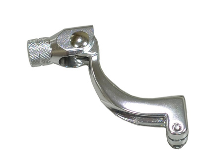 PSYCHIC 2024/01 DŹWIGNIA ZMIANY BIEGÓW GAS GAS TXT 125 / 200 / 250 / 280 / 300 GO / PRO / RACING / RAGA '03-'23 (OEM: ME120336026) (KUTE ALUMINIUM) KOLOR SREBRNY (ANODOWANY)