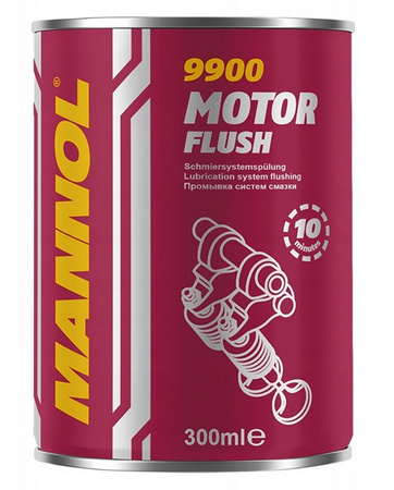 MANNOL MOTOR FLUSH 300ML - PREPARAT DO PŁUKANIA SILNIKA (DO OLEJU SILNIKOWEGO) (9900) (24)
