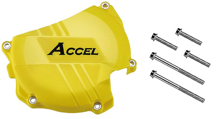 ACCEL OSŁONA POKRYWY SPRZĘGŁA (PLASTIKOWA) SUZUKI RMZ450 '11-'17 KOLOR ŻÓŁTY