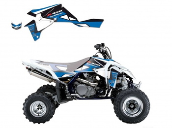 BLACKBIRD KOMPLET NAKLEJEK (OKLEIN) SUZUKI LT-R 450 '06-'15 (LTR450R) DREAM 2