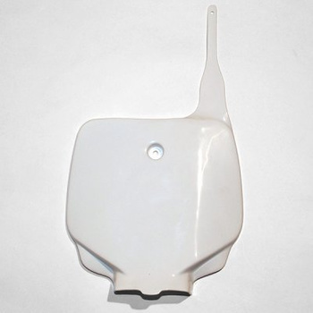 UFO TABLICA NA NUMER STARTOWY KAWASAKI KX 80 '98-'00, KX 85 '01-'13 KOLOR BIAŁY