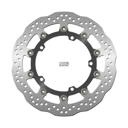 NG TARCZA HAMULCOWA PRZÓD TRIUMPH SPEED TRIPLE 1050 '11-17, STREET TRIPLE 1050 '08-'17, TROPHY 1215 '12-'18 (320X150X5MM) (5X10,5MM) WAVE PŁYWAJĄCA (ŚRODEK ALUMINIOWY)