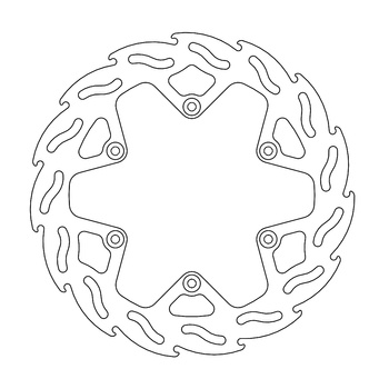 MOTO-MASTER PROMOCJA TARCZA HAMULCOWA FLAME TYŁ 245MM YAMAHA YZ/YZF/WRF 125/250/450 '19-