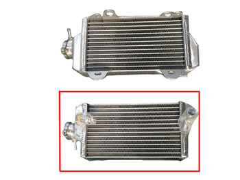 PSYCHIC CHŁODNICA SUZUKI RMZ 450 '08-16 WZMOCNIONA O ZWIĘKSZONEJ POJEMNOŚCI PRAWA (SZT.) (Z KORKIEM)