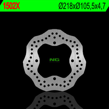 NG TARCZA HAMULCOWA TYŁ POLARIS SPORTSMAN 400/450/500/570/700/800, RANGER 400/500/570/700/800/900 (218X105,5X4,7) (4X10,5MM) WAVE