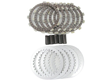 PSYCHIC 2024/08 TARCZE, PRZEKŁADKI I SPRĘŻYNY SPRZĘGŁOWE (KOMPLET) SUZUKI DR 200 '86-'88 (DRC94)