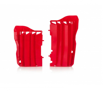 UFO OSŁONY CHŁODNICY (KRATKI) HONDA CRF 250 R '18-'19, CRF 250 RX '19, KOLOR CZERWONY