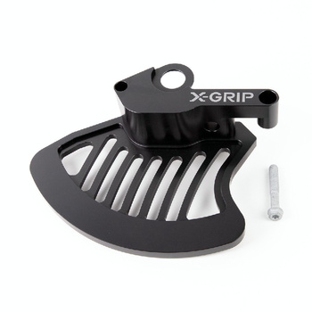X-GRIP OSŁONA TARCZY HAMULCOWEJ PRZÓD/PRZEDNIEJ KTM EXC,EXC-F, HUSQVARNA TE, FE ,TC, FC '16-, GASGAS EC, EC-F, MC, MC-F 21-, KOLOR CZARNY