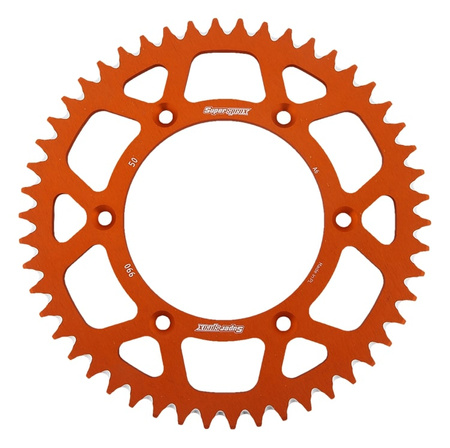 SUPERSPROX ZĘBATKA TYLNA ALUMINIOWA 7075-T6 (ERGAL) 899 49 KTM SX/EXC (JTR897.49) KOLOR POMARAŃCZOWY