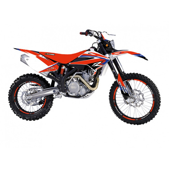 BLACKBIRD KOMPLET NAKLEJEK (OKLEIN) BETA RR 4T '05-'09 DREAM 5 KOLOR CZERWONY CZARNY BIAŁY