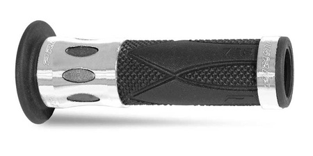 PROGRIP MANETKI PG744 SCOOTER ALU (22+25MM, DŁ.115MM) KOLOR SREBRNY (JEDNOSKŁADNIKOWE) (744-120) WYPRZEDAŻ