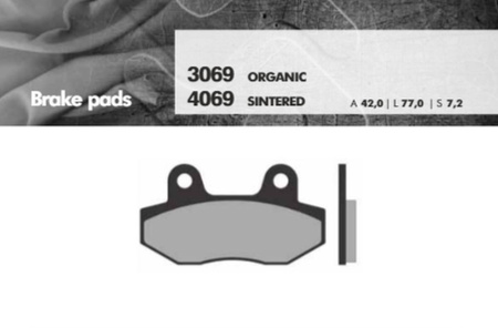 BRENTA KLOCKI HAMULCOWE KH86 SPIEK METALICZNY (ZŁOTE) (FT 4069)