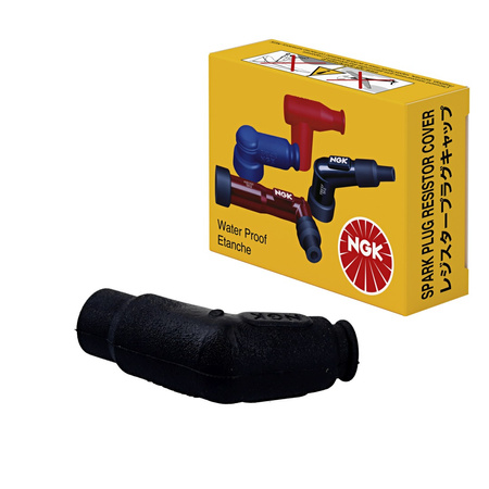 NGK FAJKA NA ŚWIECE (NR 8425) GUMOWA KĄTOWA (120) KOLOR CZARNY (GWINT)