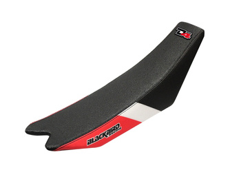 BLACKBIRD POKROWIEC / POSZYCIE NA SIEDZENIE BETA RR 4T '05-'06 DREAM 4 BETA KOLOR CZARNY BIAŁY CZERWONY