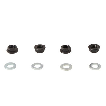 ALL BALLS NAKRĘTKI I PODKŁADKI KOŁA PRZEDNIEGO M8 X 1,25 SUZUKI LT-160 03-04, LT-F160 91-01