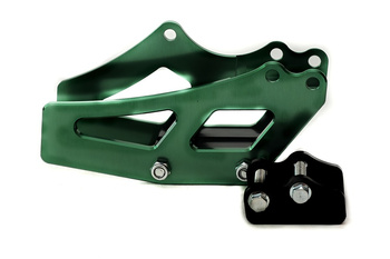 ACCEL PROWADNICA ŁAŃCUCHA KPL. KAWASAKI KXF 450 '19-20 KOLOR ZIELONY (ALUMINIOWA) - PROMOCJA