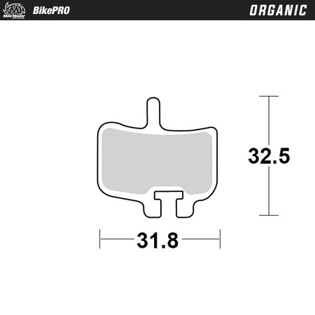 MOTO-MASTER WYPRZEDAŻ BIKE PRO KLOCKI HAMULCOWE ROWEROWE ORGANICZNE PASUJE DO PROMAX IMPERIAL DX04, HAYES HFX-MAG, HFX-9,MX-1