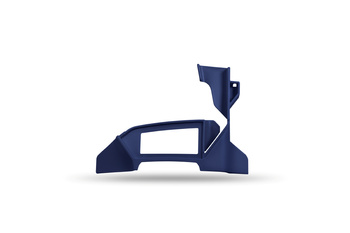 UFO 2024/11 TABLICA NA NUMER STARTOWY HUSQVARNA TC 125 / 250 '23-'25, TC 150 / 300 '25, FC 250 / 350 / 450 '23-'25, FX 350 / 450 '23-'25 KOLOR NIEBIESKI ( DODATKOWE POSZERZENIE TABLICY )