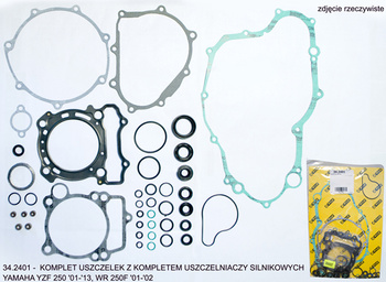 PROX KOMPLET USZCZELEK Z KOMPLETEM USZCZELNIACZY SILNIKOWYCH YAMAHA YZF 250 '01-'13, WRF 250 '01-'02